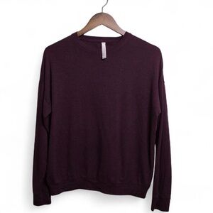 Athleta Deep maroon Long Sleeve Top